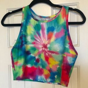 Tie dye crop top